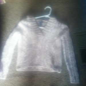 Size Large, tan colored sweater.