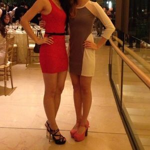 Silence &Noise Color Block Dress