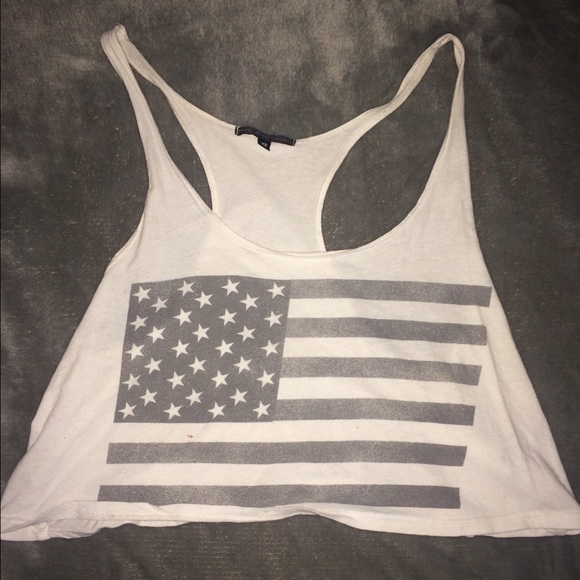 AMERICAN FLAG CROP TANK TOP - Picture 2 of 3