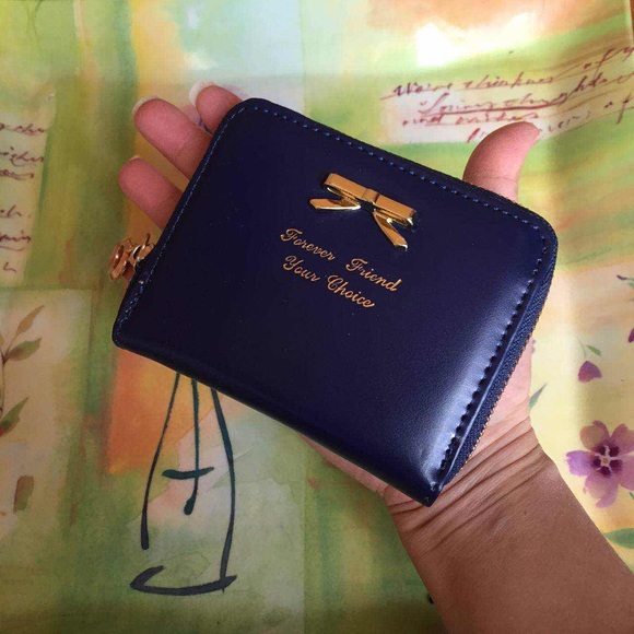 Fashion Womens Mini Faux Leather Lady Purse Wallet - Picture 3 of 4
