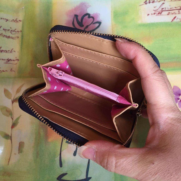 Fashion Womens Mini Faux Leather Lady Purse Wallet - Picture 4 of 4