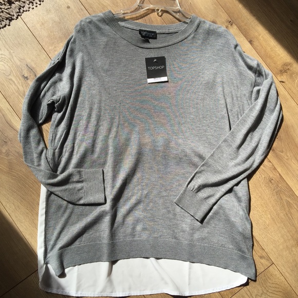 Topshop Tops - Topshop knit/blouse tunic