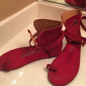 Red Sandals