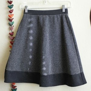 Joe B Grey Speckled Skirt