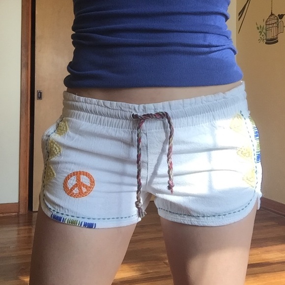 Mudd Cotton Embroidered Shorts
