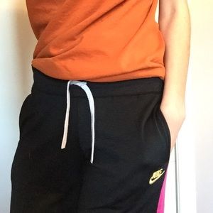 Black and Pink Sweatpants