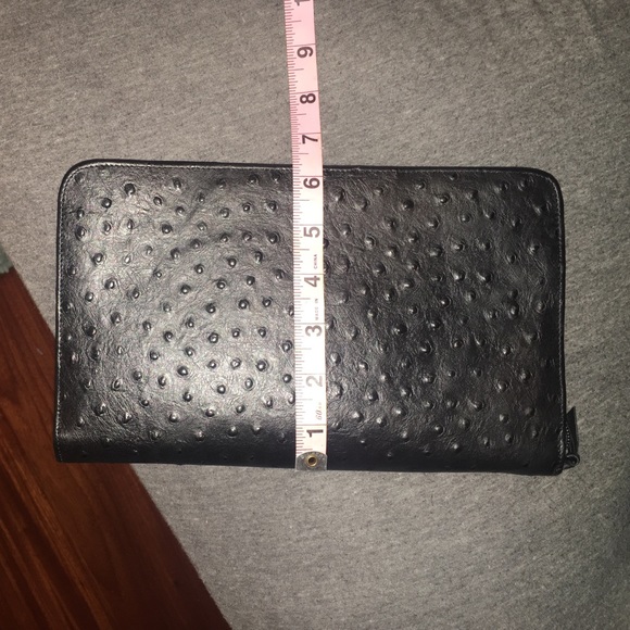 genuine ostrich wallet/clutch - Picture 2 of 4