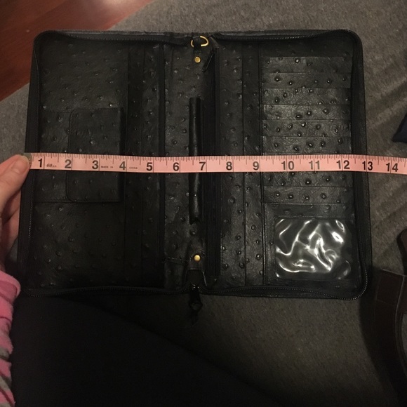 genuine ostrich wallet/clutch - Picture 4 of 4