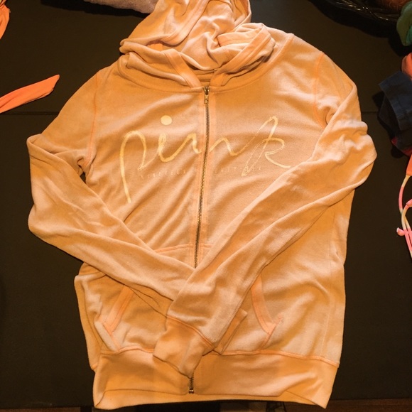 Victoria secret pink zip up hoodie