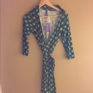 Seraphine maternity wrap dress