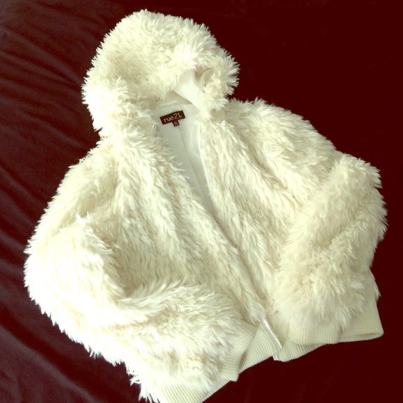 Rue 21 furry jacket 😻