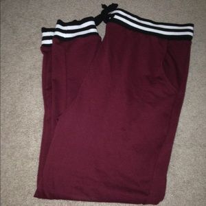 Maroon joggers