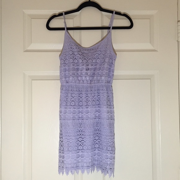 Lilac Crochet Dress