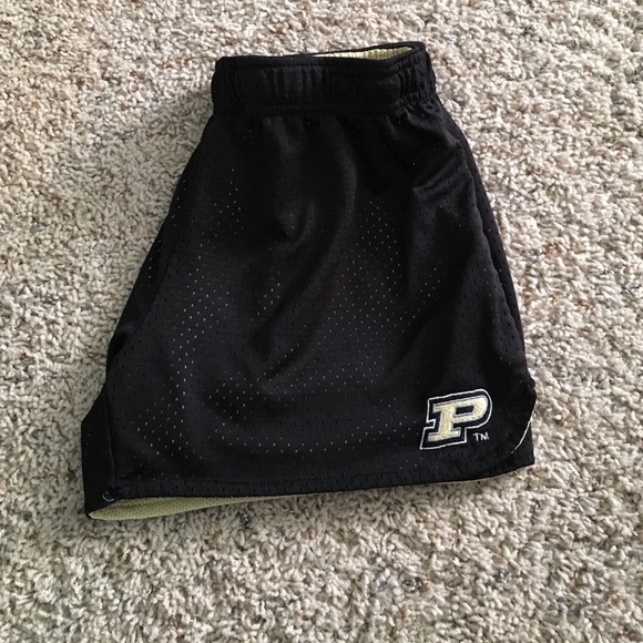 Black and Gold Purdue Athletic Shorts