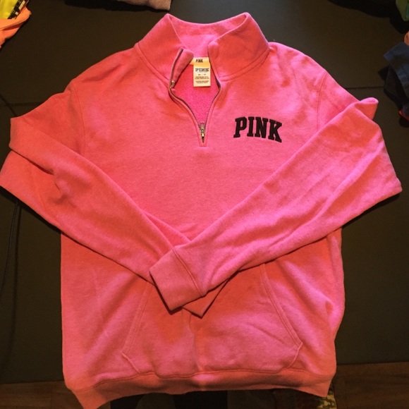 Victoria secret pink half zip