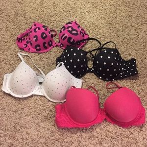 Aerie/ VS pink bra bundle