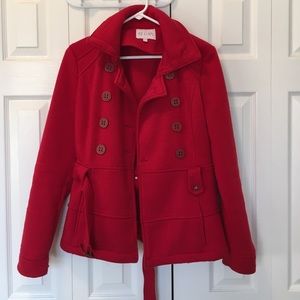 Red Peacoat