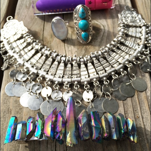 Rainbow Hologram Quartz Crystal Barrette 🌈💞🦄 - Picture 2 of 4