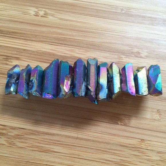 Rainbow Hologram Quartz Crystal Barrette 🌈💞🦄 - Picture 4 of 4