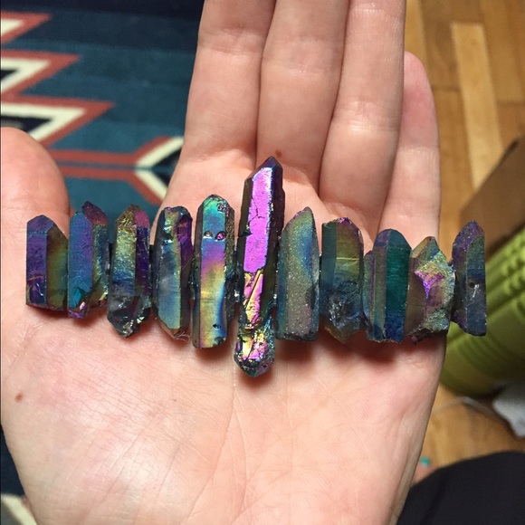 Rainbow Hologram Quartz Crystal Barrette 🌈💞🦄 - Picture 3 of 4