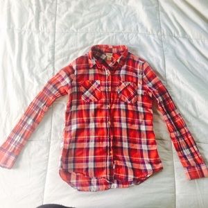 Plaid red shirt