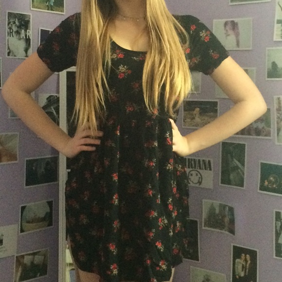 Brandy Melville Flowered Dress