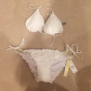 White bikini JUST BOTTOMS