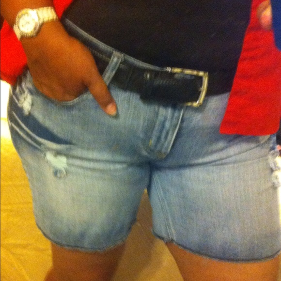 Blue shorts