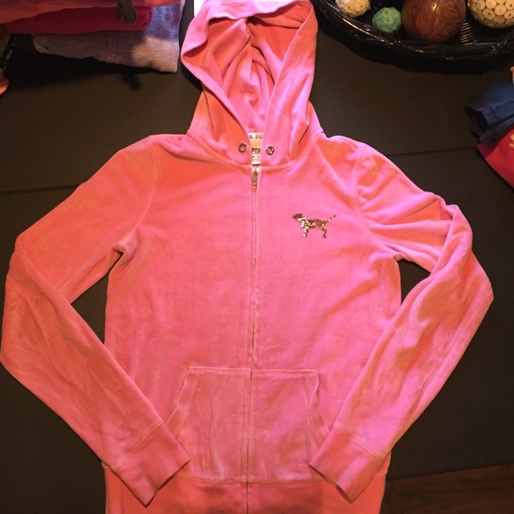 Victoria secret pink zip up hoodie