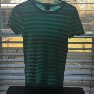 Baby blue & pink Ralph Lauren polo.. New