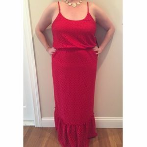 Lace maxi dress