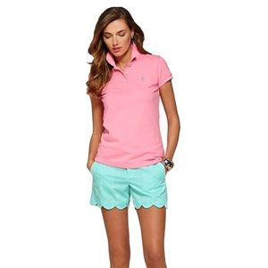 NEW Lilly Pulitzer Pink Shrunken Polo
