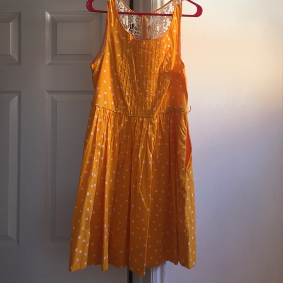 anthro orange dress Anthropologie | Dresses | Nwot Anthro Dress