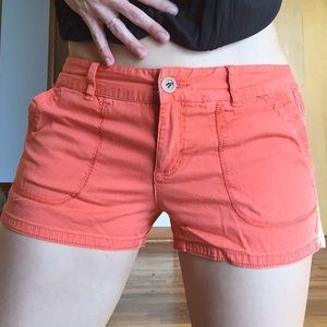 Orange Roxy Shorts