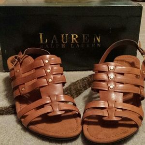 Ralph Lauren sandals, never been worn!