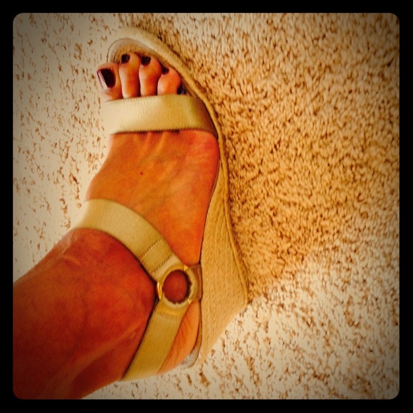 Ralph Lauren Tan wedges