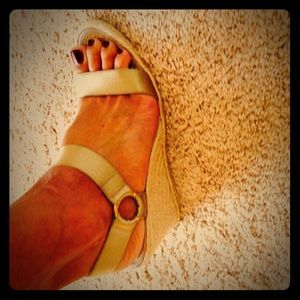 Ralph Lauren Tan wedges