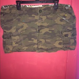 Camouflage Mini Skirt 💋