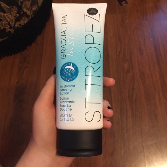 St tropez shower tanning lotion