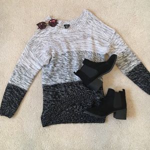 Cable knit sweater