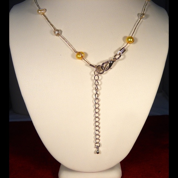 Fresh Water Coin Pearl Necklace. - Picture 5 of 5