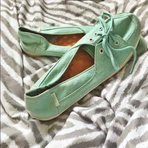 Mint colored Vans - never worn!