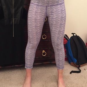 Purple leggings. Size small