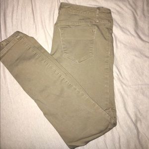 Khaki leggings