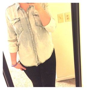 H&M denim shirt
