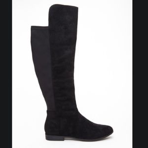 Black knee high boots