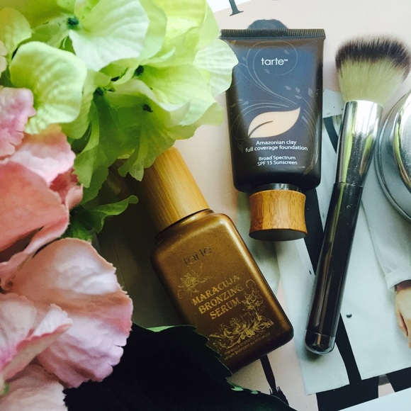 💄Tarte Amazonian Clay Foundation + Bronzing Serum