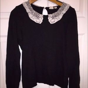 ANTHROPOLOGIE Peter Pan Collar Sweater