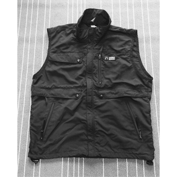 Sierra Designs Black Shell Vest