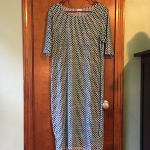 LuLaRoe Julia Dress-XL